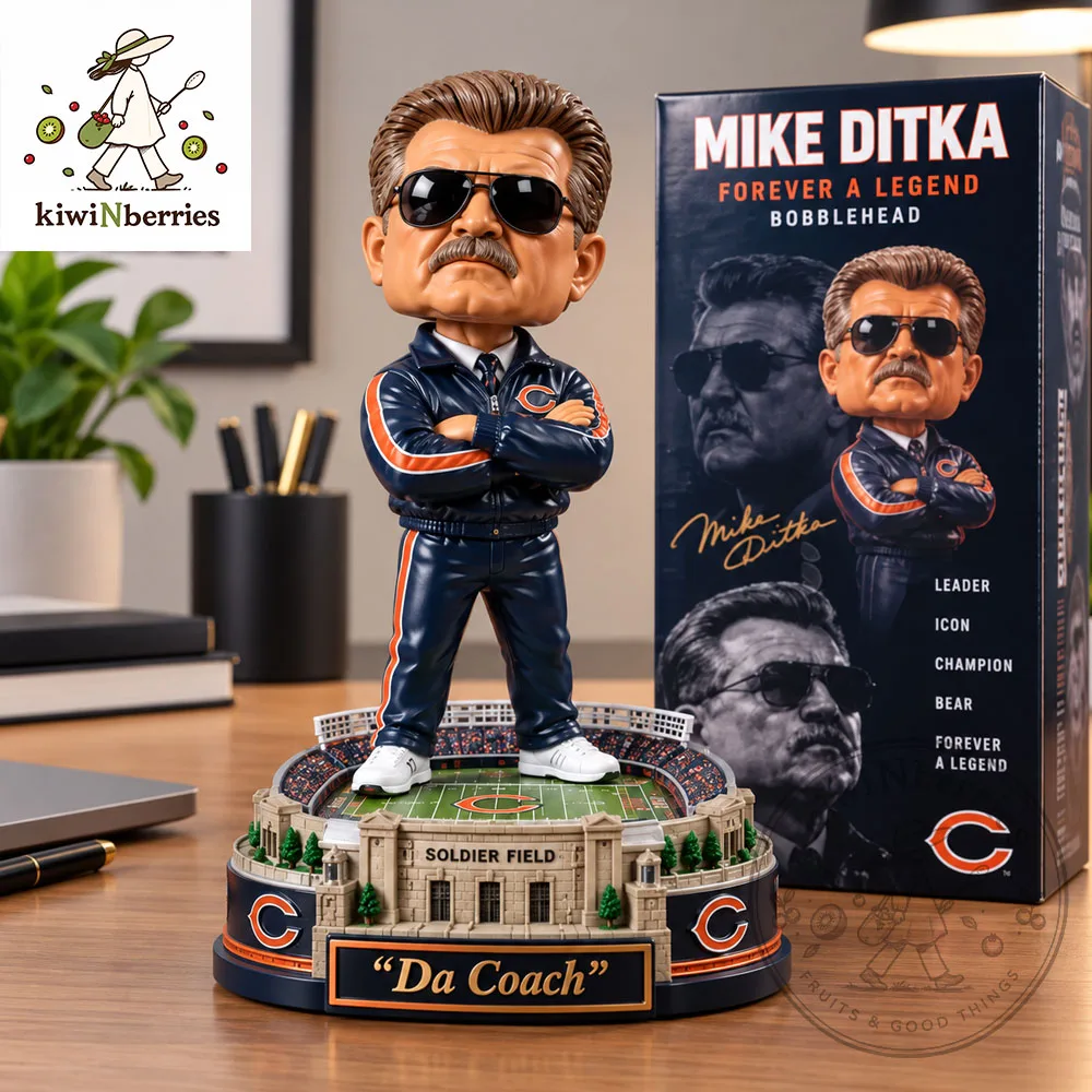 Mike Ditka Da Coach Chicago Bears Bobblehead Figure