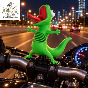 Funny Screaming Lizard RIDEBUDDY Motorcycle