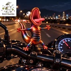 Funny Screaming Lizard RIDEBUDDY Motorcycle