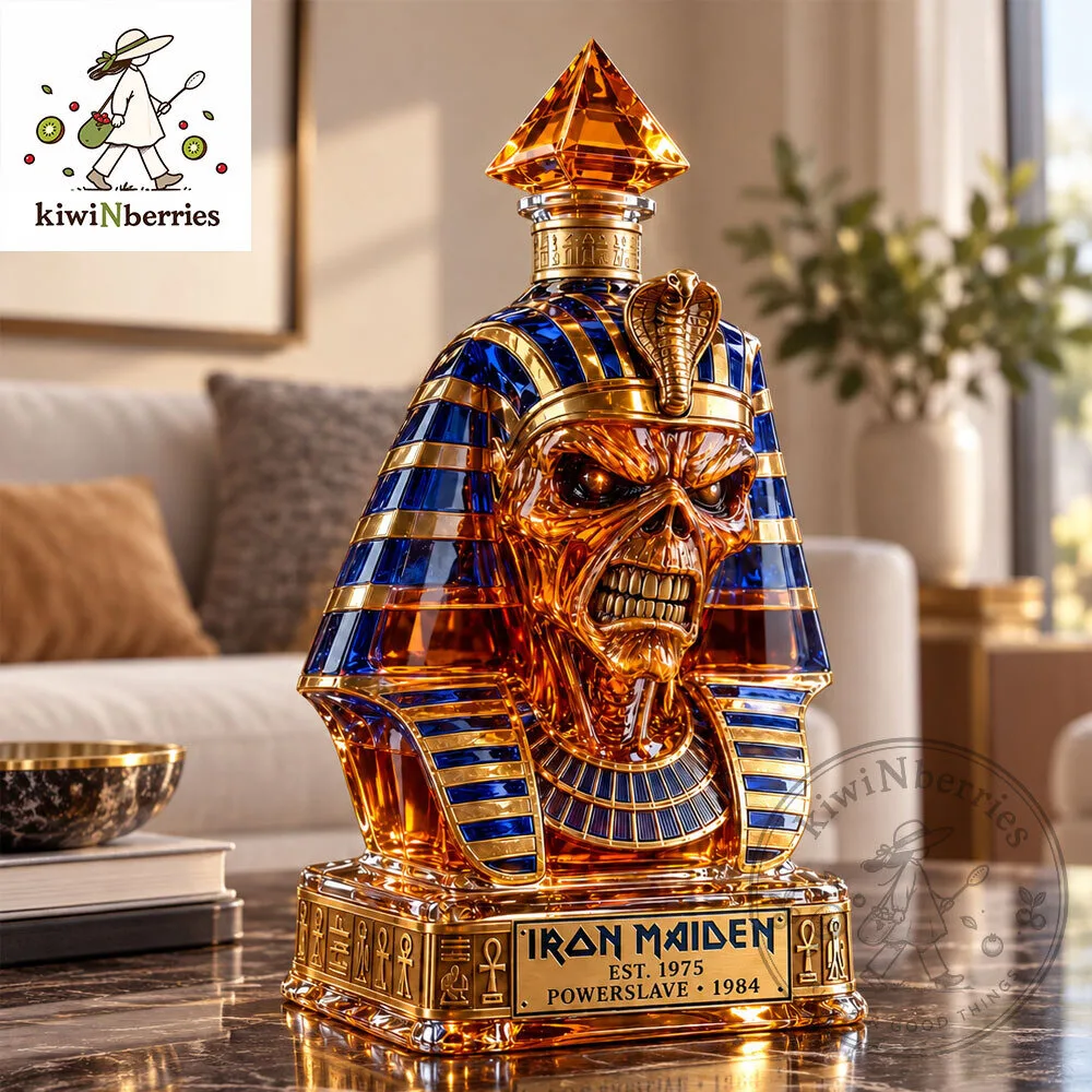 Iron Maiden Powerslave Eddie Whiskey Decanter 5 Iron Maiden Powerslave Eddie Whiskey Decanter