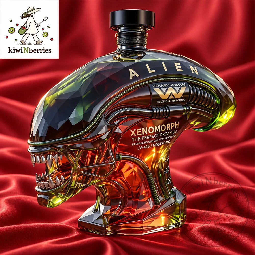 Alien Xenomorph Whiskey Decanter Sci-Fi Weyland-Yutani